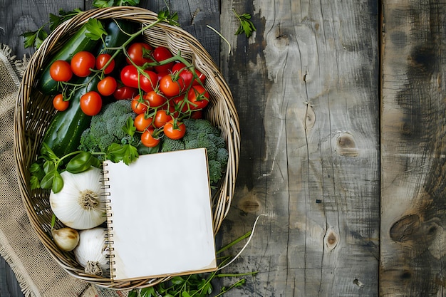 ingredients and cookbook